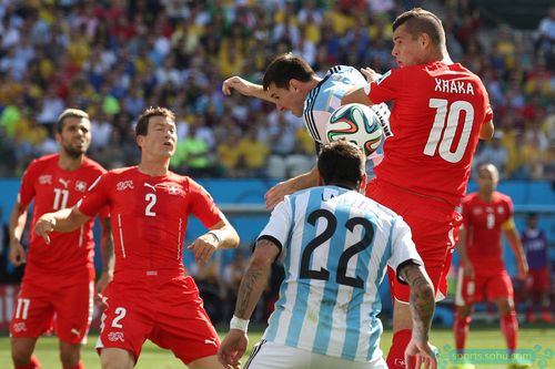 阿根廷对瑞士世界杯